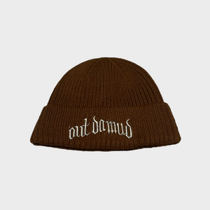 BROWN (SILVER) BEANIE